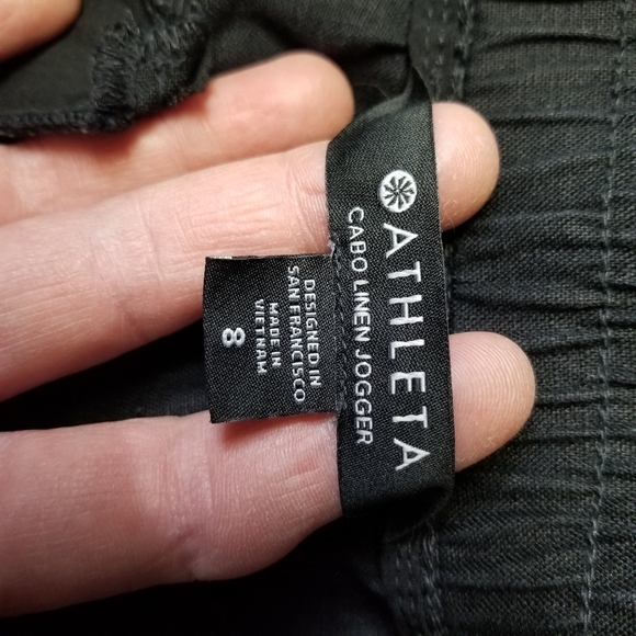 Athleta cabo linen jogger in black - Picture 9 of 13